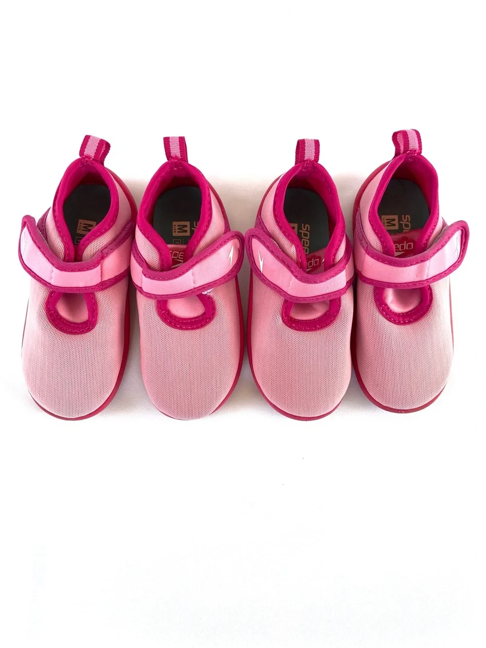 Speedo Toddler Girls Hybrid Water Shoes Pink Size M 7 8 Twin Pack Set of 2